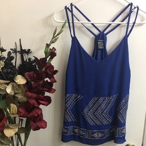 🖤Woman’s tank top with rhinestones🖤